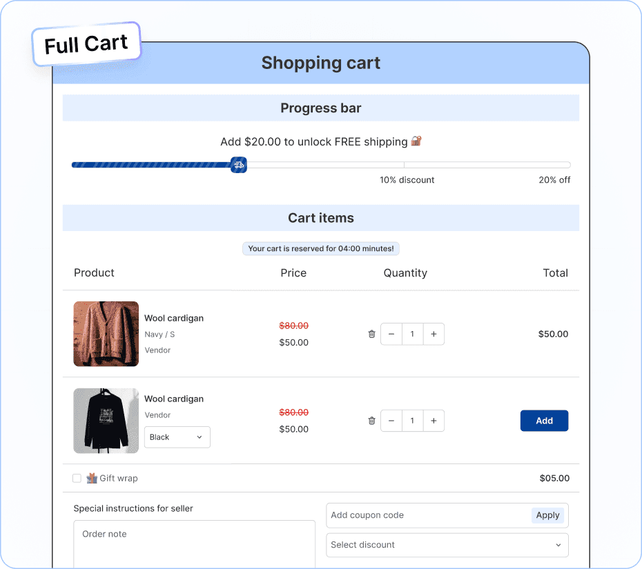 Full Cart