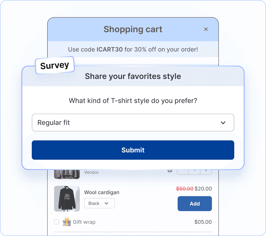 Survey Widget