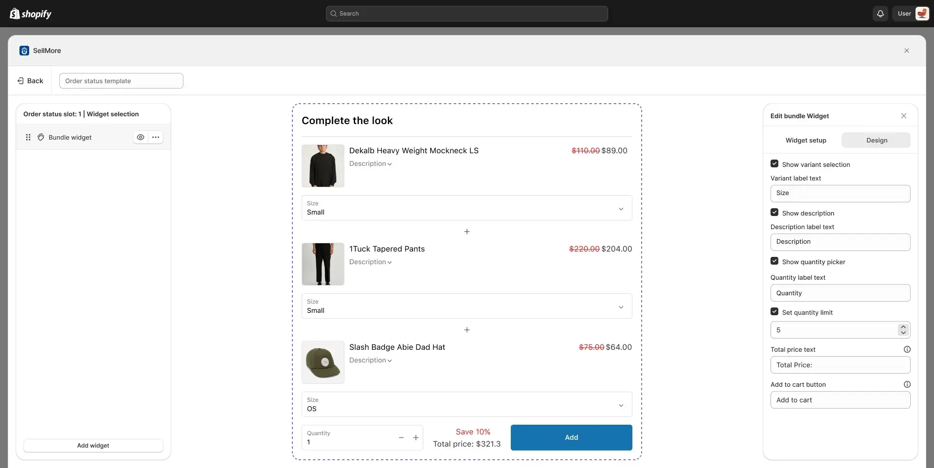 Bundle design