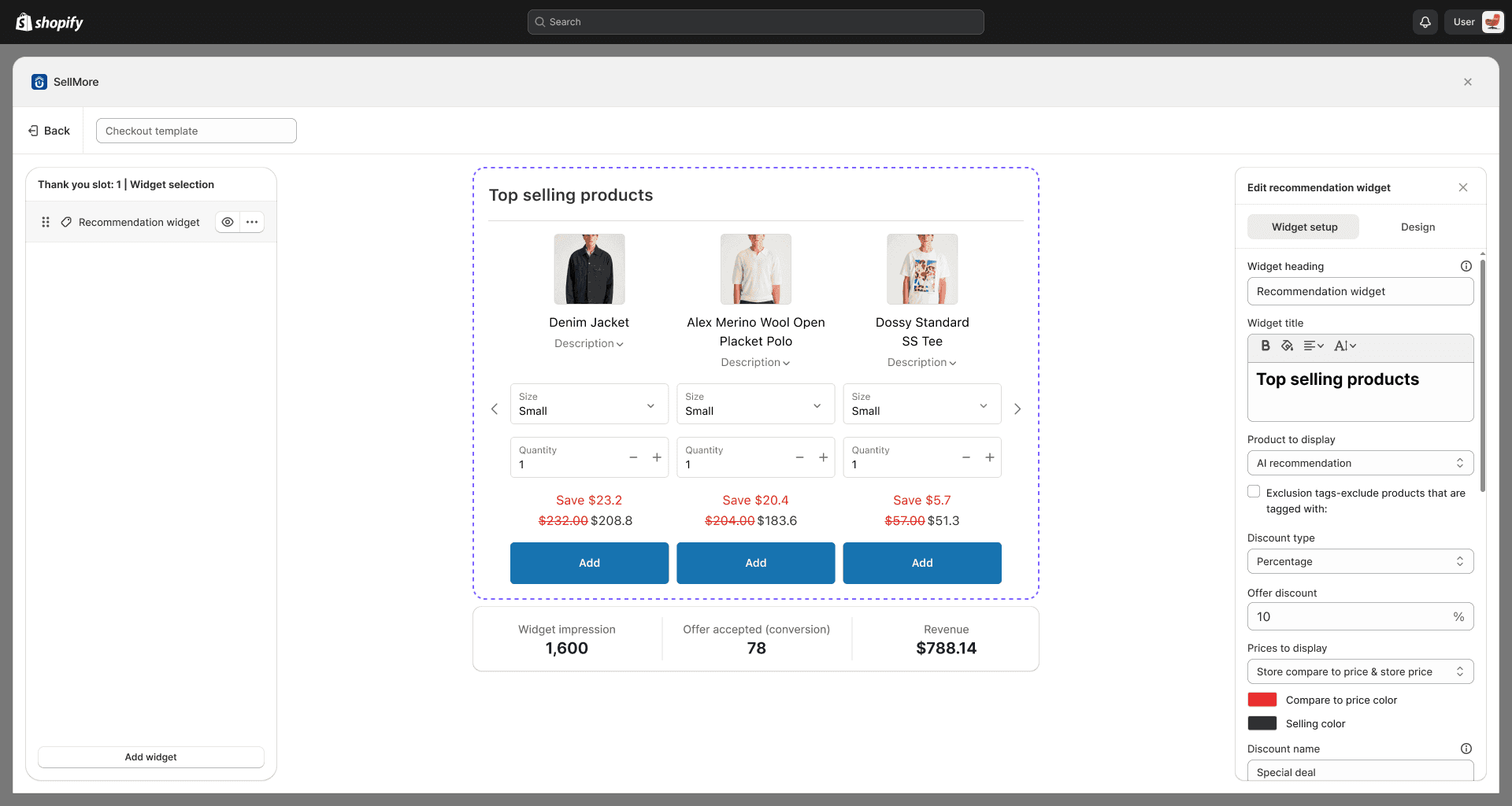 Recommendation analytics