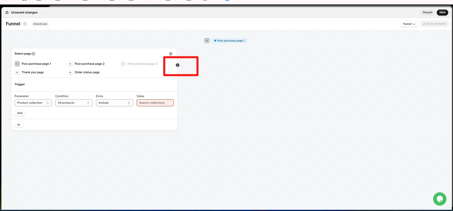 add conditions for funnel setup.webp