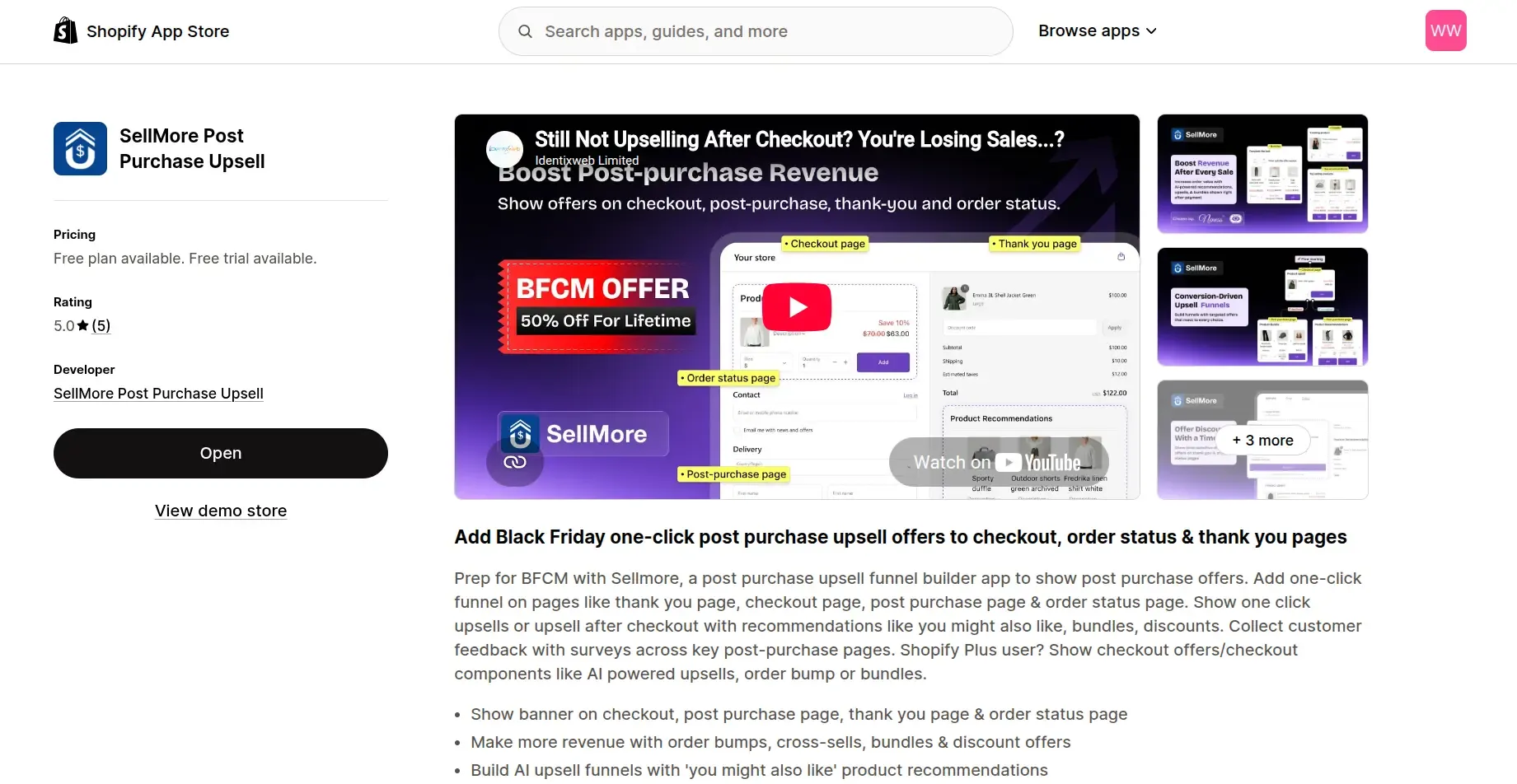 sellmore post purchase upsell.webp